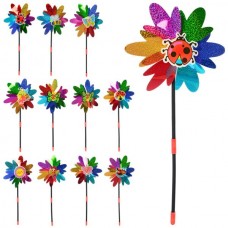 Детский ветрячок цветок BabyToys М0801, диаметр 23 см Детский ветрячок цветок BabyToys М0801, диаметр 23 см