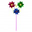 Детский ветрячок BabyToys М1747 с цветочками, диаметр 11 см