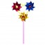 Детский ветрячок BabyToys М1747 с цветочками, диаметр 11 см