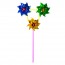 Детский ветрячок BabyToys М1747 с цветочками, диаметр 11 см