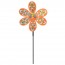 Ветрячок детский BabyToys MR 0664-1 цветок 29см, 6 цветов