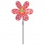 Ветрячок детский BabyToys MR 0664-1 цветок 29см, 6 цветов