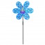 Ветрячок детский BabyToys MR 0664-1 цветок 29см, 6 цветов
