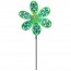 Ветрячок детский BabyToys MR 0664-1 цветок 29см, 6 цветов