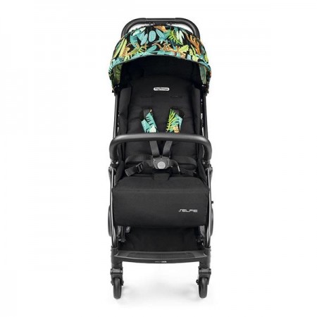 Детская коляска Peg-Perego Selfie черный с тропическим рисунком IP22000000JL24RO01 Детская коляска Peg-Perego Selfie черный с тропическим рисунком IP22000000JL24RO01