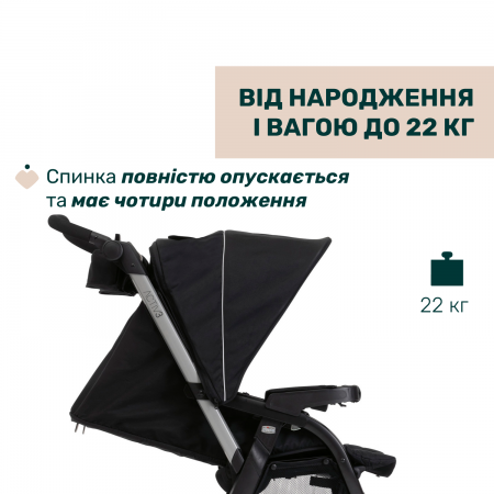 Коляска 2 в 1 Activ3 New арт. 87154.31.01 цвет Черный Коляска 2 в 1 Activ3 New арт. 87154.31.01 цвет Черный