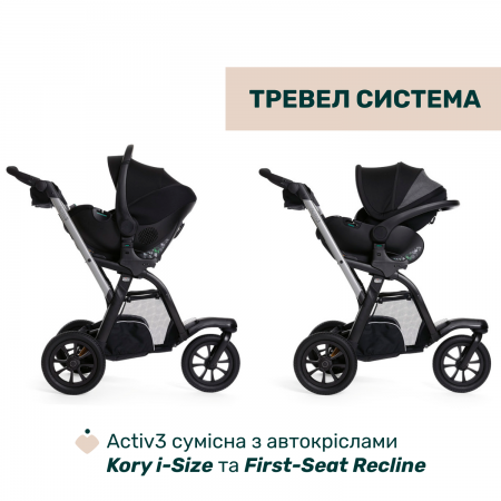 Коляска 2 в 1 Activ3 New арт. 87154.54.01 колір Сірий