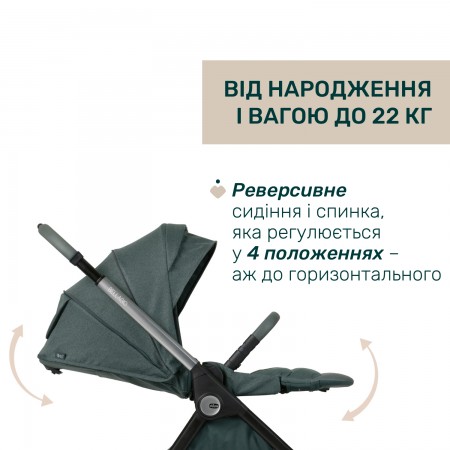 Коляска 2 в 1 Bellagio 2 арт. 87183.33.01 колір Зелений