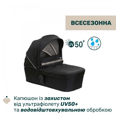 Коляска 2 в 1 Seety арт. 87097.07.01 колір Чорний Коляска 2 в 1 Seety арт. 87097.07.01 колір Чорний