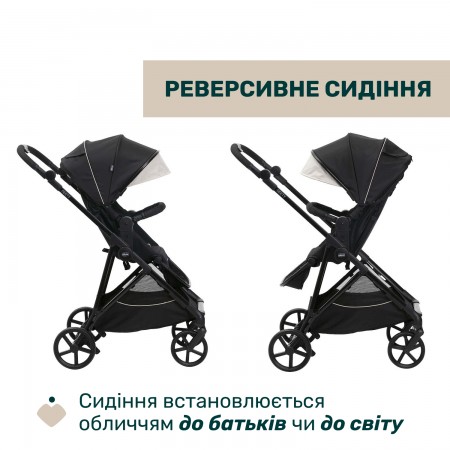 Коляска 2 в 1 Seety арт. 87097.07.01 колір Чорний Коляска 2 в 1 Seety арт. 87097.07.01 колір Чорний