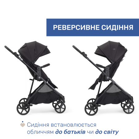 Коляска 2 в 1 Seety арт. 87097.31.01 колір Чорний