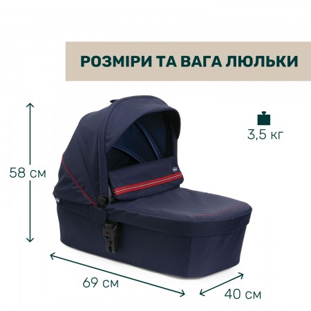 Коляска 2 в 1 Seety арт. 87097.79.01 колір Синій Коляска 2 в 1 Seety арт. 87097.79.01 колір Синій