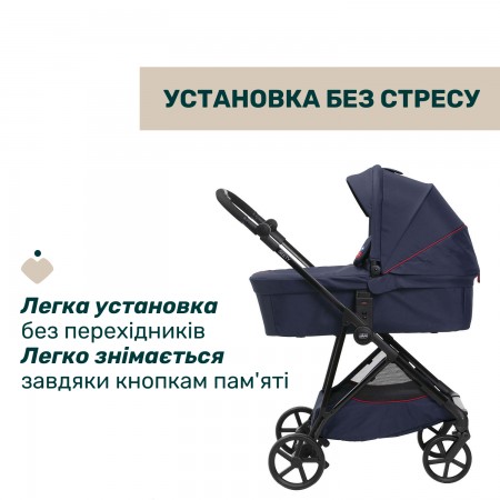 Коляска 2 в 1 Seety арт. 87097.79.01 колір Синій Коляска 2 в 1 Seety арт. 87097.79.01 колір Синій