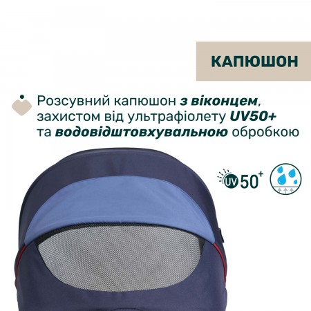 Коляска 2 в 1 Seety арт. 87097.79.01 колір Синій Коляска 2 в 1 Seety арт. 87097.79.01 колір Синій