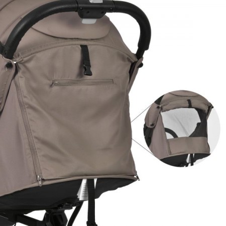 Коляска детская M 5727-1 FLASH Taupe Gray прогулочная, алюминий, бежевый
