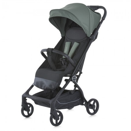 Коляска детская ME 1118 MUSE Khaki Green до 22 кг, прогул., регул.ручка, 3 пол.спинки, чорн.рама, хакі Коляска детская ME 1118 MUSE Khaki Green до 22 кг, прогул., регул.ручка, 3 пол.спинки, чорн.рама, хакі