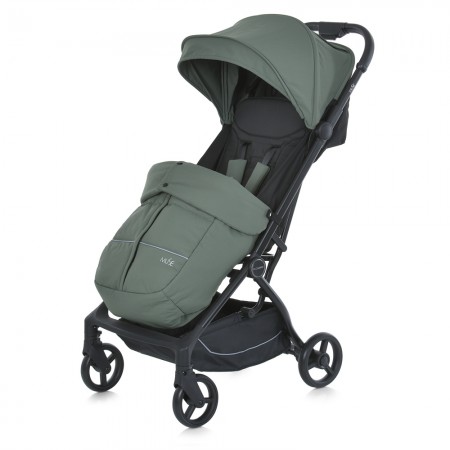 Коляска детская ME 1118 MUSE Khaki Green до 22 кг, прогул., регул.ручка, 3 пол.спинки, чорн.рама, хакі Коляска детская ME 1118 MUSE Khaki Green до 22 кг, прогул., регул.ручка, 3 пол.спинки, чорн.рама, хакі