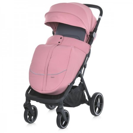 Коляска детская ME 1127-S BEYA Blush Pink прогулочная,регул.ручка,черная рама,розовый Коляска детская ME 1127-S BEYA Blush Pink прогулочная,регул.ручка,черная рама,розовый