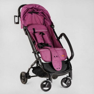 Коляска прогулочная детская JOY Elegans A-16207, розовый