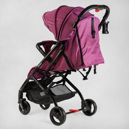 Коляска прогулочная детская JOY Elegans A-16207, розовый Коляска прогулочная детская JOY Elegans A-16207, розовый