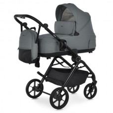 Коляска універсальна 2в1 El Camino CHLOE ME 1191-1 Magnet Gray люлька+прогул.блок, підскл., сумка, дощовик, моск.сітка, чохол, сірий