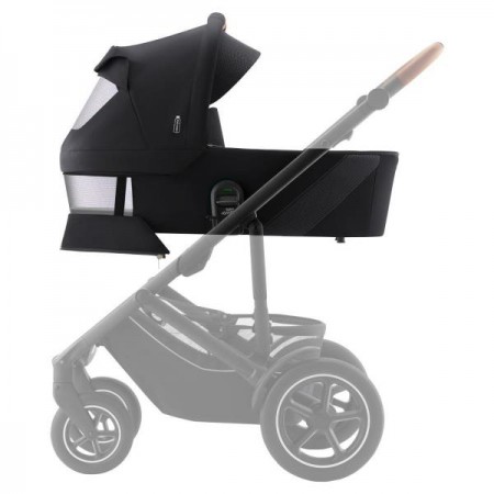 Люлька для коляски Britax-Romer Smile 5Z чорний із коричневою ручкою