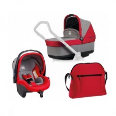 Набір Peg-Perego Pop-Up люлька Navetta Pop-Up, автокрісло Primo Viaggio SL, сумка Borsa червоний з сірим IPMS010062MF53DX79 