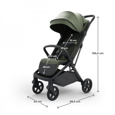 Прогулочная коляска Kinderkraft Nubi 3 Mystic Green KSNUBI03GRE0000 Прогулочная коляска Kinderkraft Nubi 3 Mystic Green KSNUBI03GRE0000
