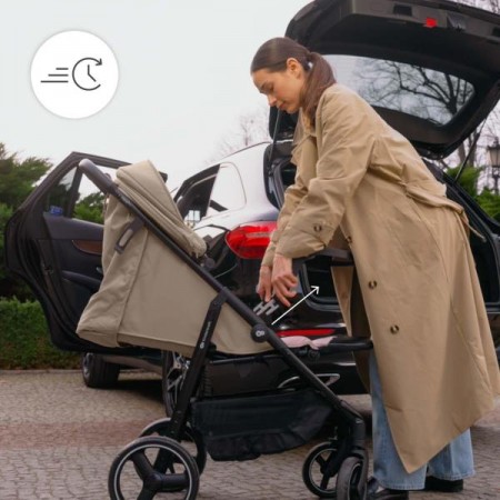 Прогулянкова коляска Kinderkraft Trig 3 Tray Beige KSTRIG03BEG000T