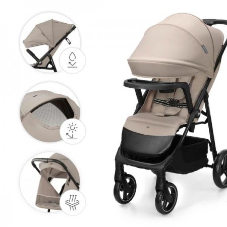 Прогулянкова коляска Kinderkraft Trig 3 Tray Beige KSTRIG03BEG000T