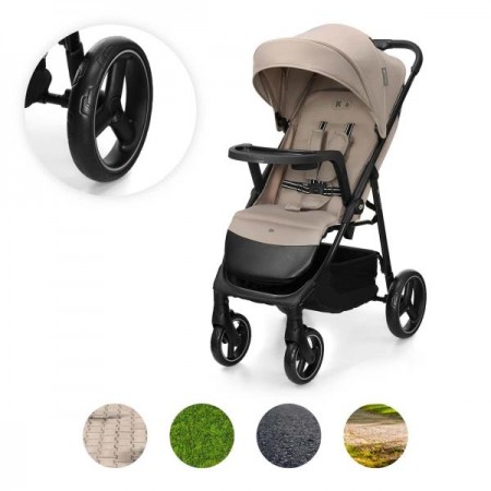 Прогулянкова коляска Kinderkraft Trig 3 Tray Beige KSTRIG03BEG000T