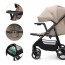 Прогулянкова коляска Kinderkraft Trig 3 Tray Beige KSTRIG03BEG000T