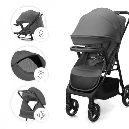 Прогулянкова коляска Kinderkraft Trig 3 Tray Grey KSTRIG03GRY000T