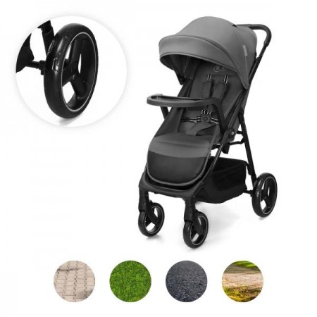Прогулянкова коляска Kinderkraft Trig 3 Tray Grey KSTRIG03GRY000T