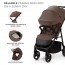 Прогулянкова коляска Kinderkraft Trig 3 Коричневий KSTRIG03BRW0000