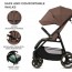 Прогулянкова коляска Kinderkraft Trig 3 Коричневий KSTRIG03BRW0000