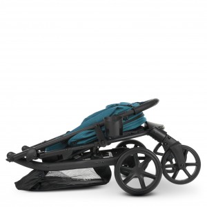 Прогулочная детская коляска El Camino M 3409 FAVORIT v.2 Bluemarine, бирюзовый