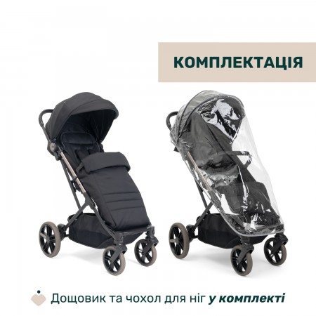Прогулянкова коляска Dolomiti арт. 87163.94 колір Чорний