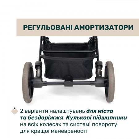 Прогулянкова коляска Dolomiti арт. 87163.94 колір Чорний