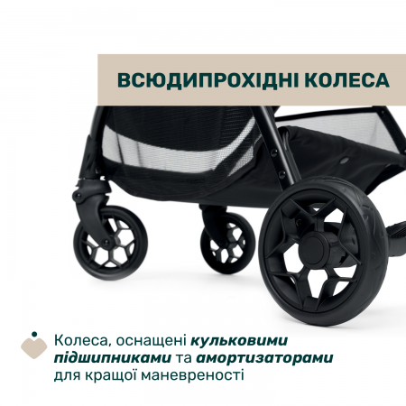 Прогулянкова коляска Glee арт. 87068.43 колір Сірий Прогулянкова коляска Glee арт. 87068.43 колір Сірий