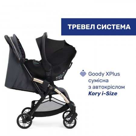 Прогулянкова коляска Goody XPlus арт. 87040.27 колір Сірий Прогулянкова коляска Goody XPlus арт. 87040.27 колір Сірий