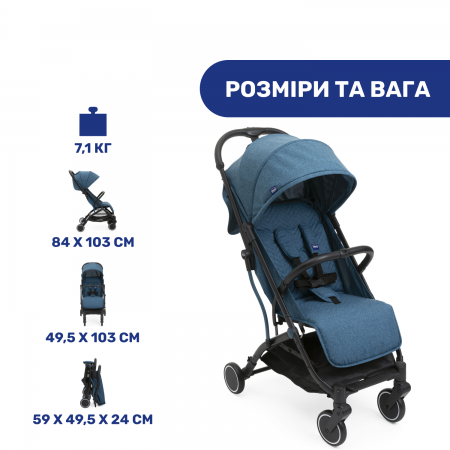 Прогулочная коляска Trolley Me арт. 79865.58 цвет Синий Прогулочная коляска Trolley Me арт. 79865.58 цвет Синий