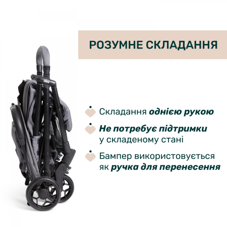 Прогулянкова коляска Urbino арт. 87138.26 колір Сірий