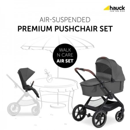 Универсальная коляска 2 в 1 Hauck Walk N Care Air темно-серый 16548-5