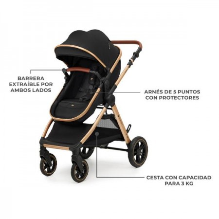 Универсальная коляска 2 в 1 Kinderkraft Esme Black KSESME00BLK2000 Универсальная коляска 2 в 1 Kinderkraft Esme Black KSESME00BLK2000