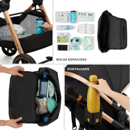 Универсальная коляска 2 в 1 Kinderkraft Esme Black KSESME00BLK2000 Универсальная коляска 2 в 1 Kinderkraft Esme Black KSESME00BLK2000