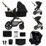 Универсальная коляска 3 в 1 Kinderkraft Moov 2 Pure Black KSMOOV02BLKEV00