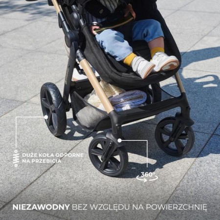Универсальная коляска 3 в 1 Kinderkraft Moov 2 Pure Black KSMOOV02BLKEV00