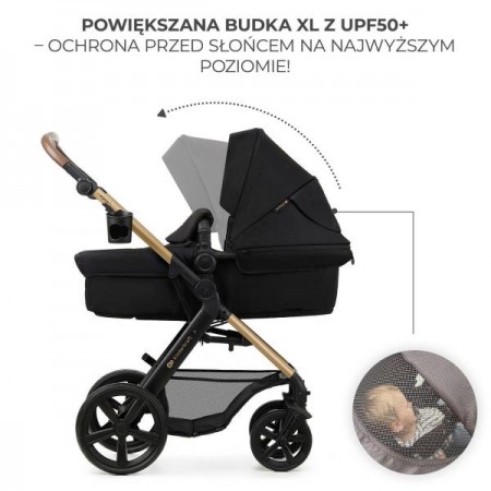 Универсальная коляска 3 в 1 Kinderkraft Moov 2 Pure Black KSMOOV02BLKEV00