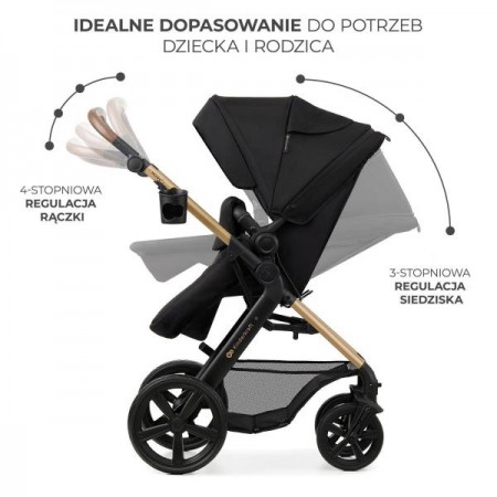 Универсальная коляска 3 в 1 Kinderkraft Moov 2 Pure Black KSMOOV02BLKEV00